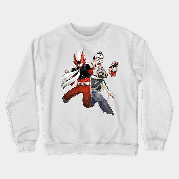 Go Fox Yourself! Crewneck Sweatshirt by TheImmortalRedFox